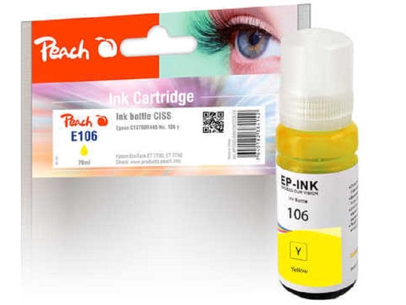 Peach Encre Epson 106 (C13T00R440) Yellow