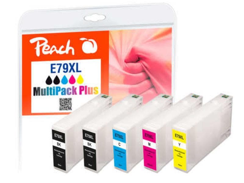 Peach Encre Epson No 79XL 2x BK, 1x C, 1x M, 1x Y