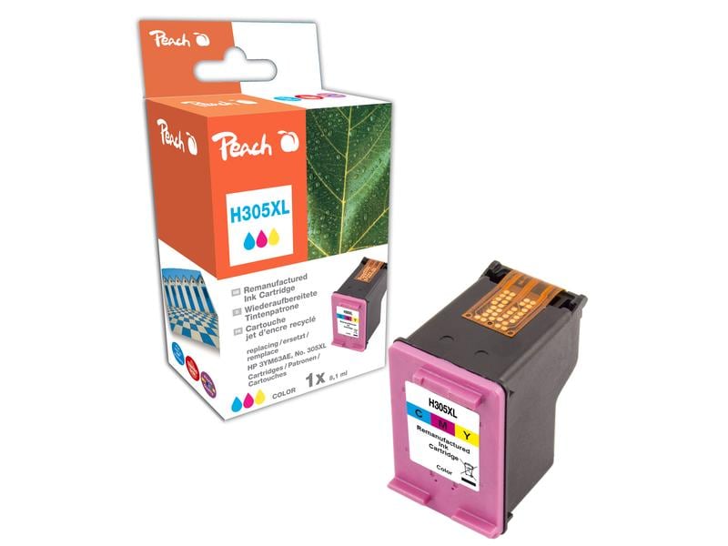 Peach Encre HP Nr. 305XL / 3YM63AE Couleur (C, M, Y)