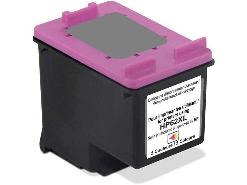 Generic Ink Encre HP C2P07AE Nr. 62 XL Color Cyan/Magenta/Yellow