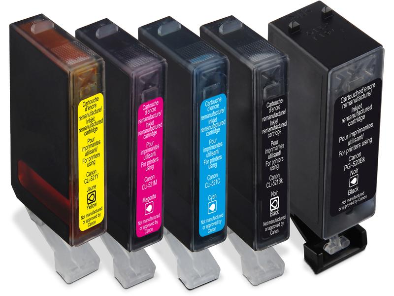 Generic Ink Encre Canon PGI-520 Multipack noir/Cyan/Magenta/Yellow