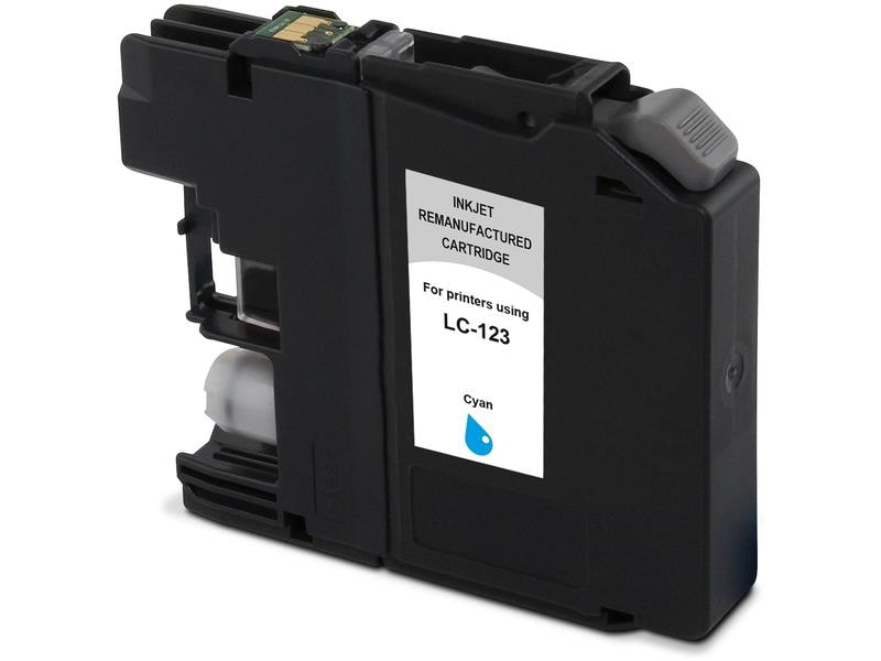 Generic Ink Encre Brother LC123C Cyan