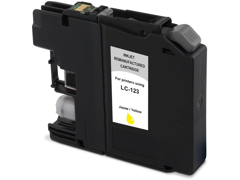 Generic Ink Encre Brother LC123Y Yellow