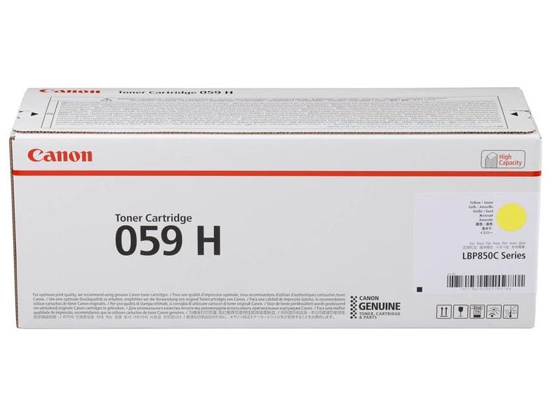 Canon Toner 059 H Yellow