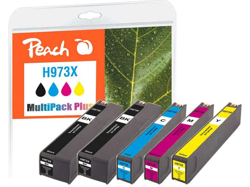 Peach Encre HP No. 973X Multi-Pack-Plus C, M, Y, 2x BK