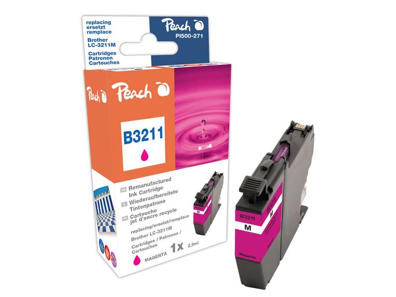Peach Encre Brother LC-3211 Magenta