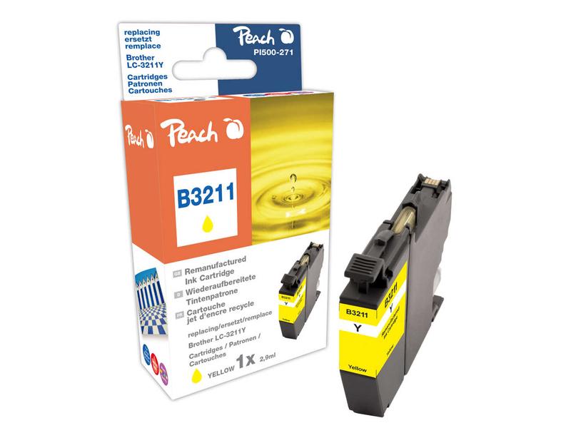 Peach Encre Brother LC-3211 Yellow