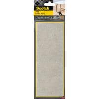 3M Patins en feutre Extra-Soft, 250 mm x 80 mm, Gris