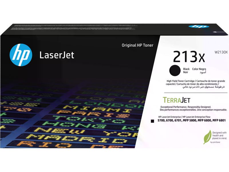 HP Toner 213X (W2130X) noir