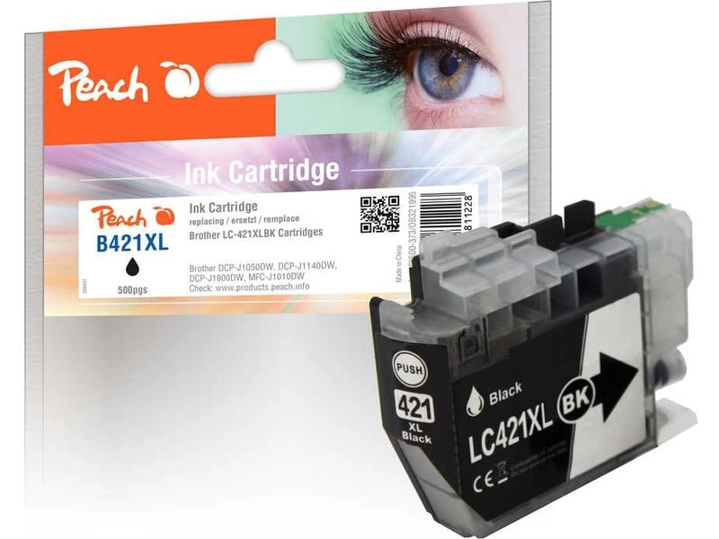 Peach Encre Brother LC-421XLBK noir