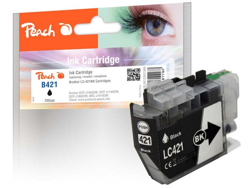 Peach Encre Brother LC-421BK noir