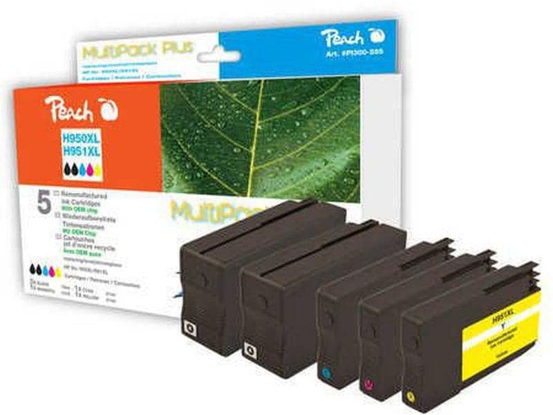Peach Kits d'encre HP Nr. 950 / 951 C, M, Y, 2x BK