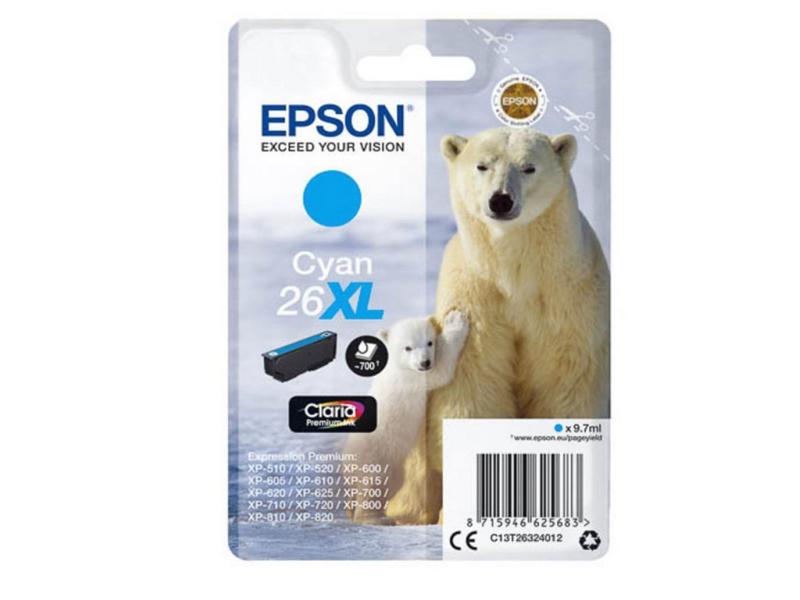 Epson Encre T26324012 Cyan