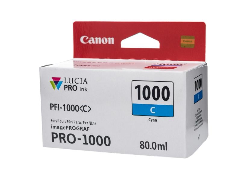 Canon Encre PFI-1000C / 0547C001 Cyan