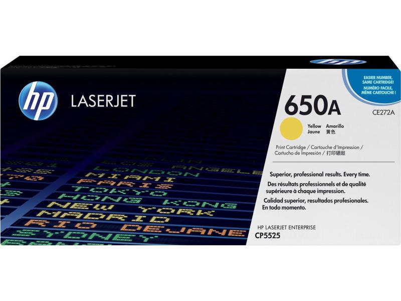HP Toner Nr. 650A (CE272A) Yellow