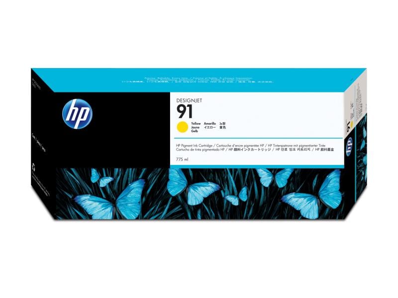 HP Encre Nr. 91 (C9469A) Yellow
