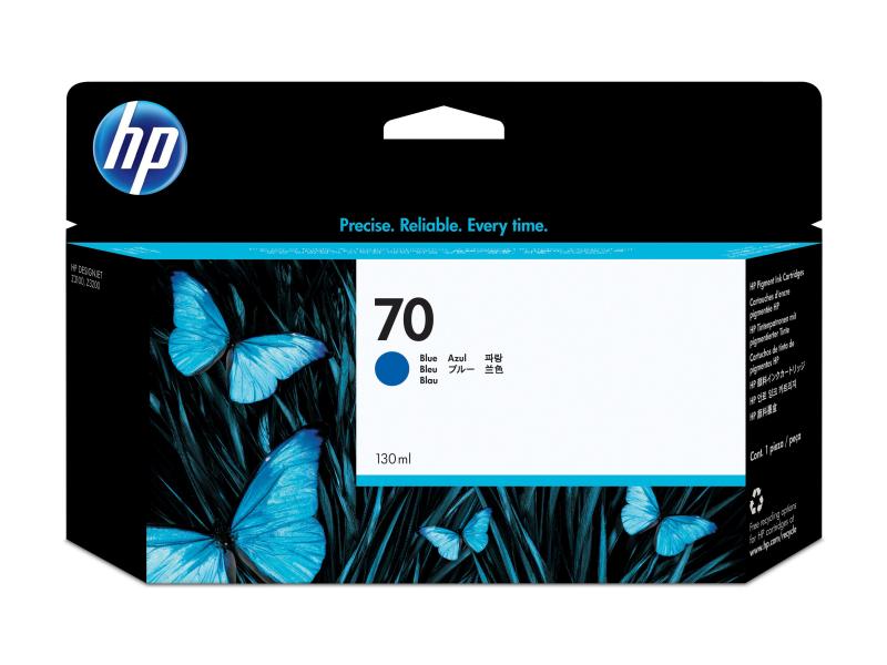 HP Encre Nr. 70 (C9458A) Bleu