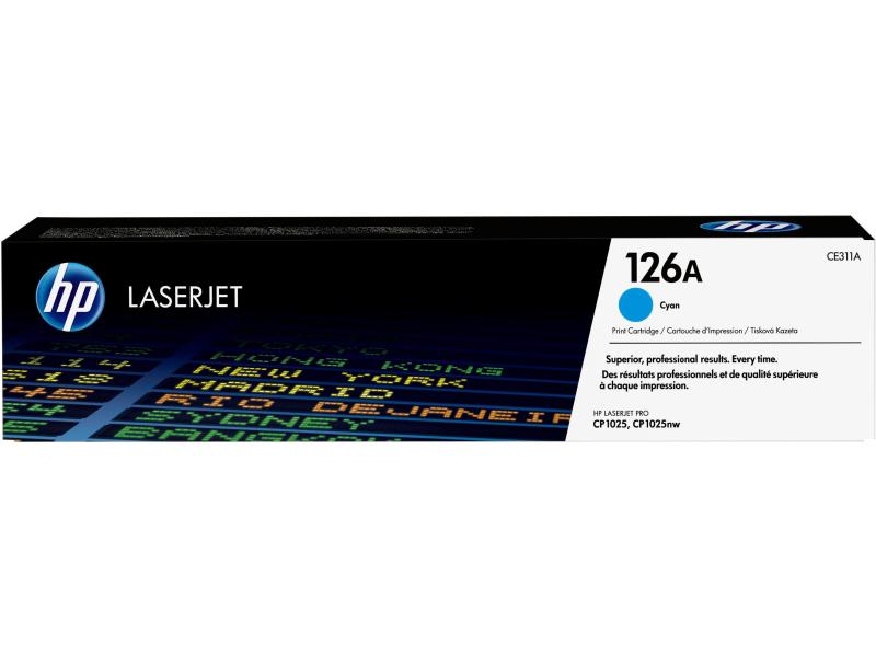HP Toner Nr. 126A (CE311A) Cyan