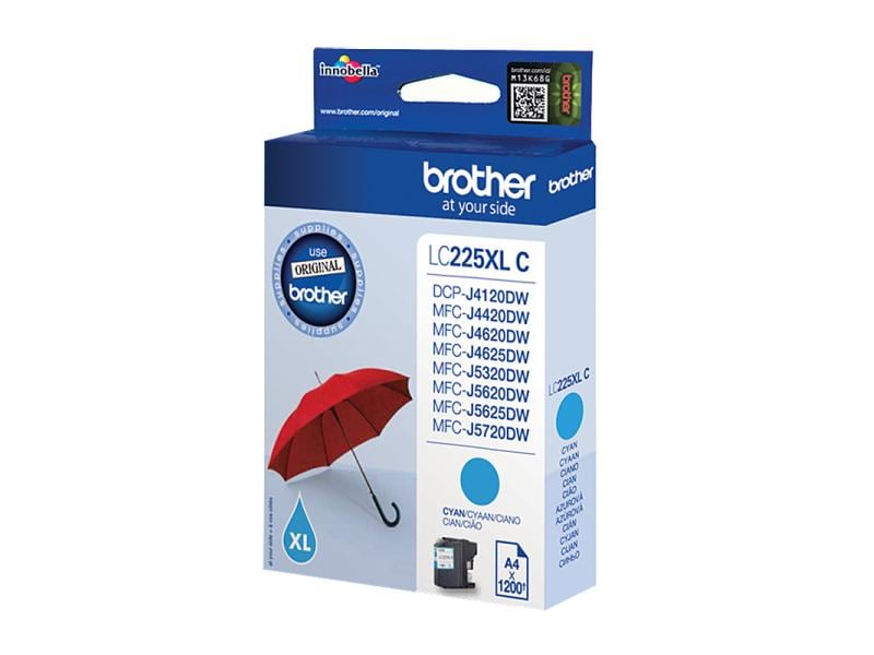 Brother Encre LC-225XLC Cyan