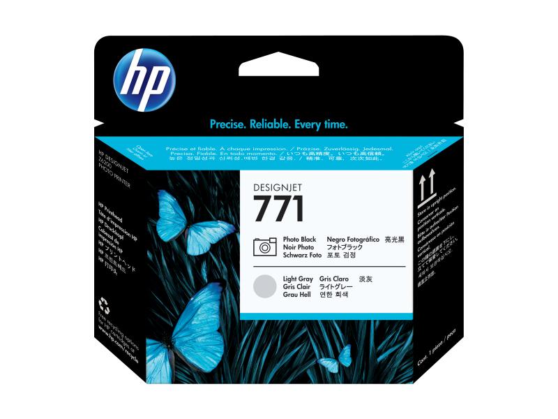 HP Tête d'impression Nr. 771 (CE020A) Light Grey/Photo Black