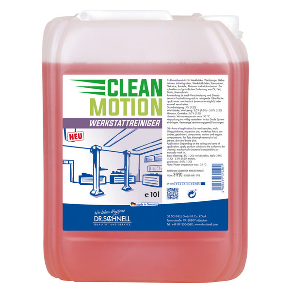 CLEANMOTION nettoyant industriel /garage