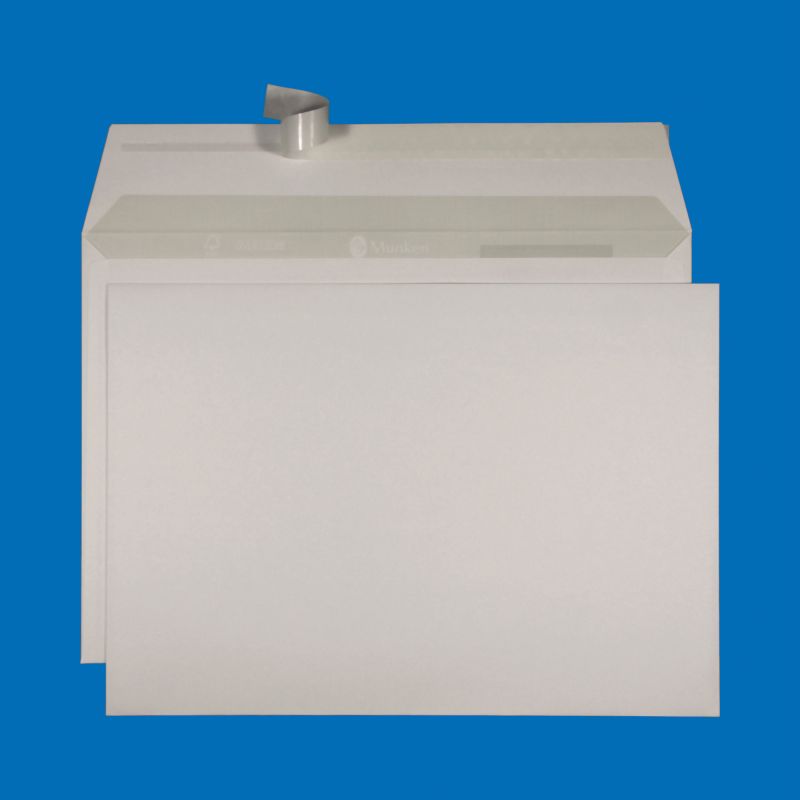 Enveloppes C4 Munken Lynx patte auto-adhésive avec hotmelt (certifié FSC®)* adapté au laser, sans fenêtre