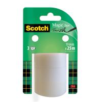Scotch Ruban adhésif Scotch Magic 19 mm x 25 m, 3 Rollen