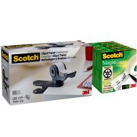 Scotch Dévidoir de table Scotch Clip & Twist Multipack de 4 rouleaux