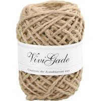 Creativ Company Cordon en chanvre 1 mm/2 mm x 30 m, Beige