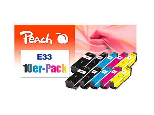 Peach Encre Epson No. 33 2x BK, PBK, C, M, Y