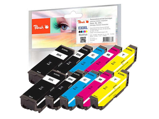 Peach Encre Epson No. 33XL 2x BK, PBK, C, M, Y