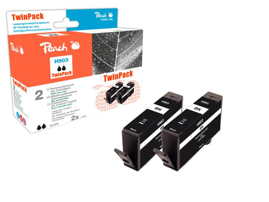 Peach Encre HP Nr. 903 (T6L99AE) 2x Black