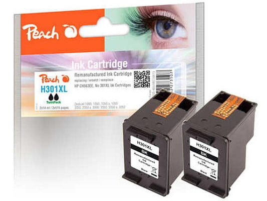 Peach Encre HP Nr. 301XL (CH563EE) 2x Black