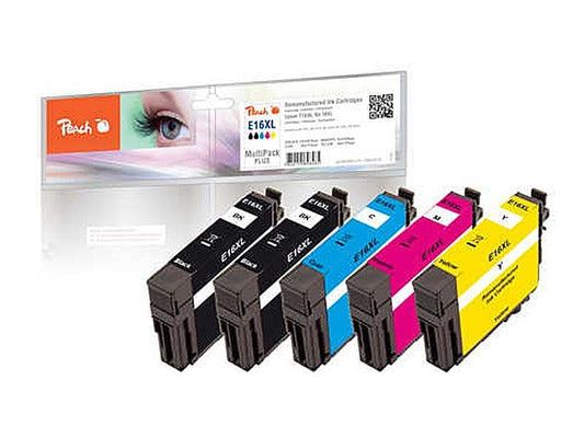 Peach Encre Epson n° 16XL (T1636) 2x BK, 1x Y,M,C