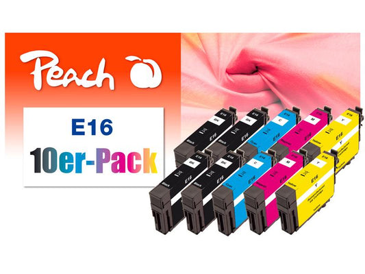 Peach Encre Epson n° 16 4x BK, 2x chaque C,M,Y