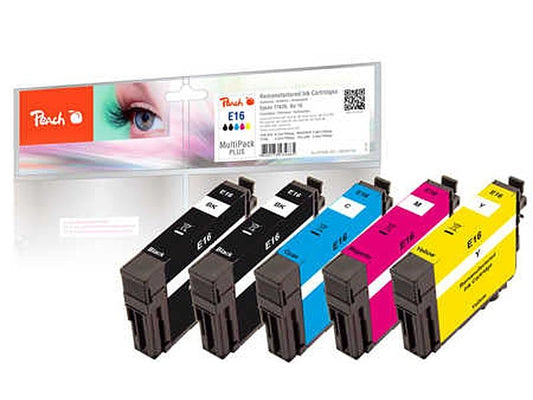 Peach Encre Epson n° 16 2x BK, 1x chaque C,M,Y