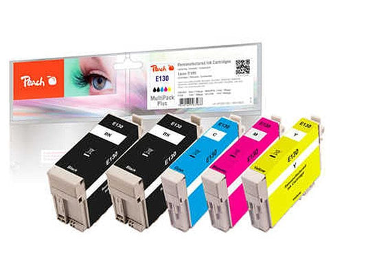 Peach Encre Epson T1305 2x BK, 1x chaque C,M,Y
