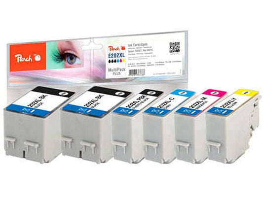 Peach Encre Epson No 202XL 2x BK, 1x PHBK, C,M,Y