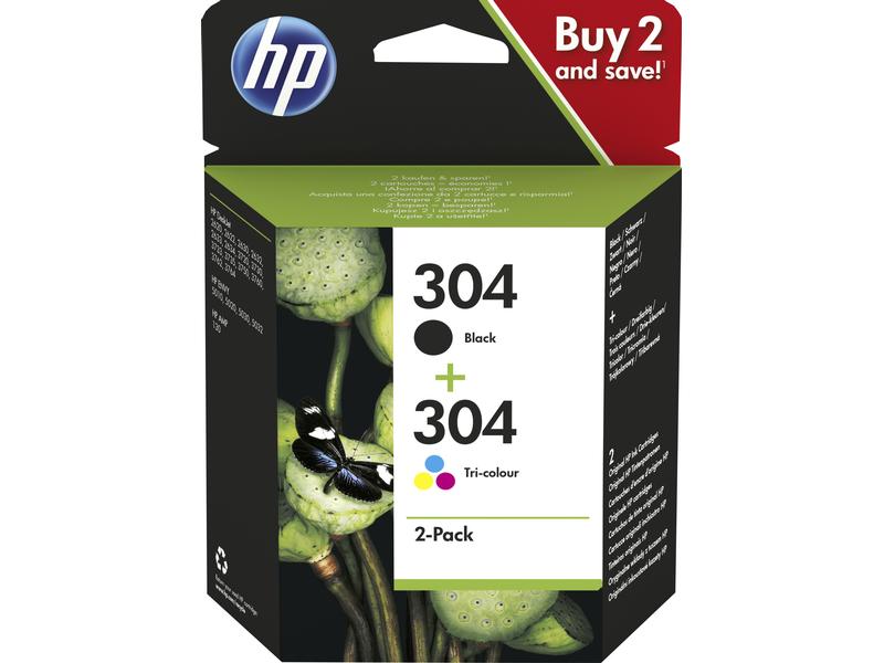 HP Combo Pack No. 304 (encre 3JB05AE) C/M/Y/BK