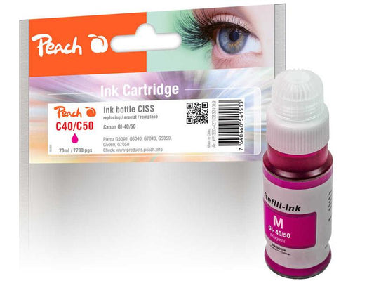 Peach Encre Canon GI-40/50 Magenta