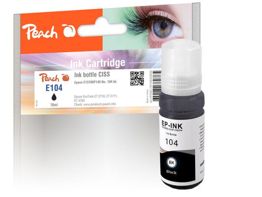 Peach Encre Epson 104 (C13T00P140) noir