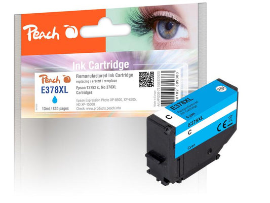 Peach Encre Epson T3792, No 378XL Cyan