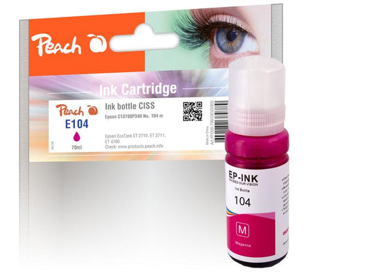 Peach Encre Epson 104 (C13T00P340) Magenta