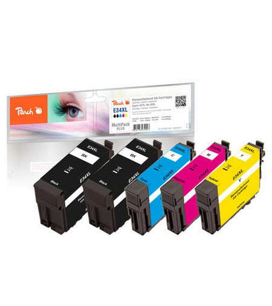 Peach Encre Epson No 34XL 2x BK, C, M, Y