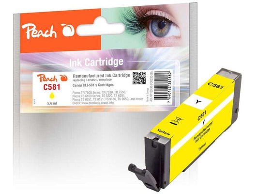 Peach Encre Canon CLI-581 Yellow