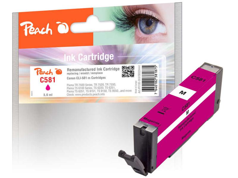 Peach Encre Canon CLI-581 Magenta