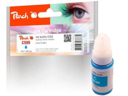Peach Encre Canon GI-590 Cyan