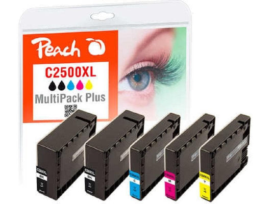 Peach Encre Canon PGI-2500XL 2x BK, C, M, Y
