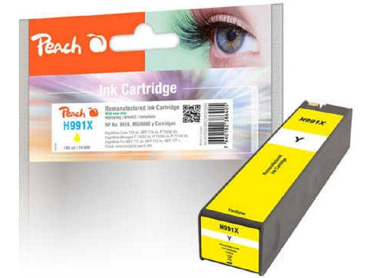 Peach Encre HP No 991X (M0J98AE) Yellow