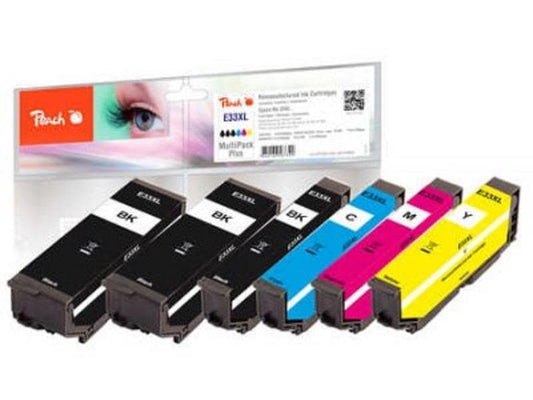 Peach Encre Epson No. 33XL 2x BK, 1x PBK C, M, Y